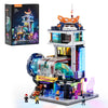 Lumibricks Cyberpunk Schwebezug-Station Baustein-Set