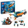LEGO City Forscher-U-Boot 60379, Unterwasser-Set mit Drohne, Mech, Minifiguren & Tierfiguren, Geburtstagsgeschenk für Kinder